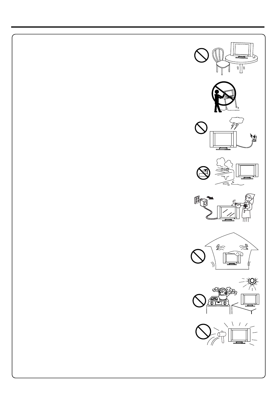 Important safety precautions | Palsonic TFTV935S User Manual | Page 5 / 36