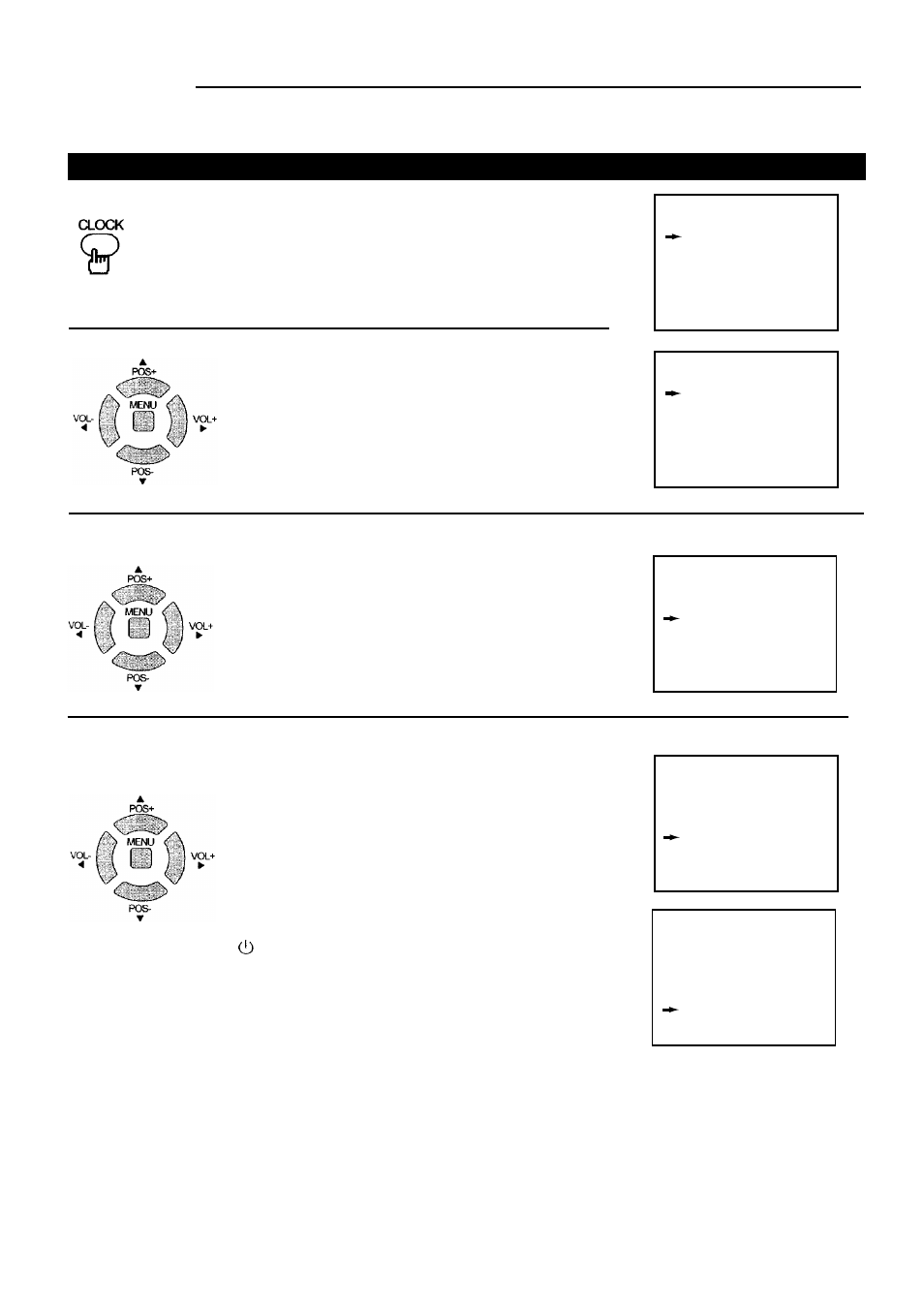 Clock setting | Palsonic 5120S User Manual | Page 15 / 24