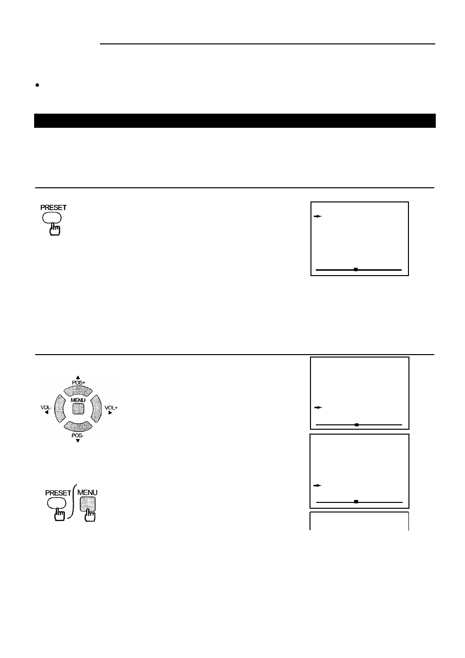 Preset channels-asm, Tuning in, Operation | Palsonic 5120S User Manual | Page 9 / 24