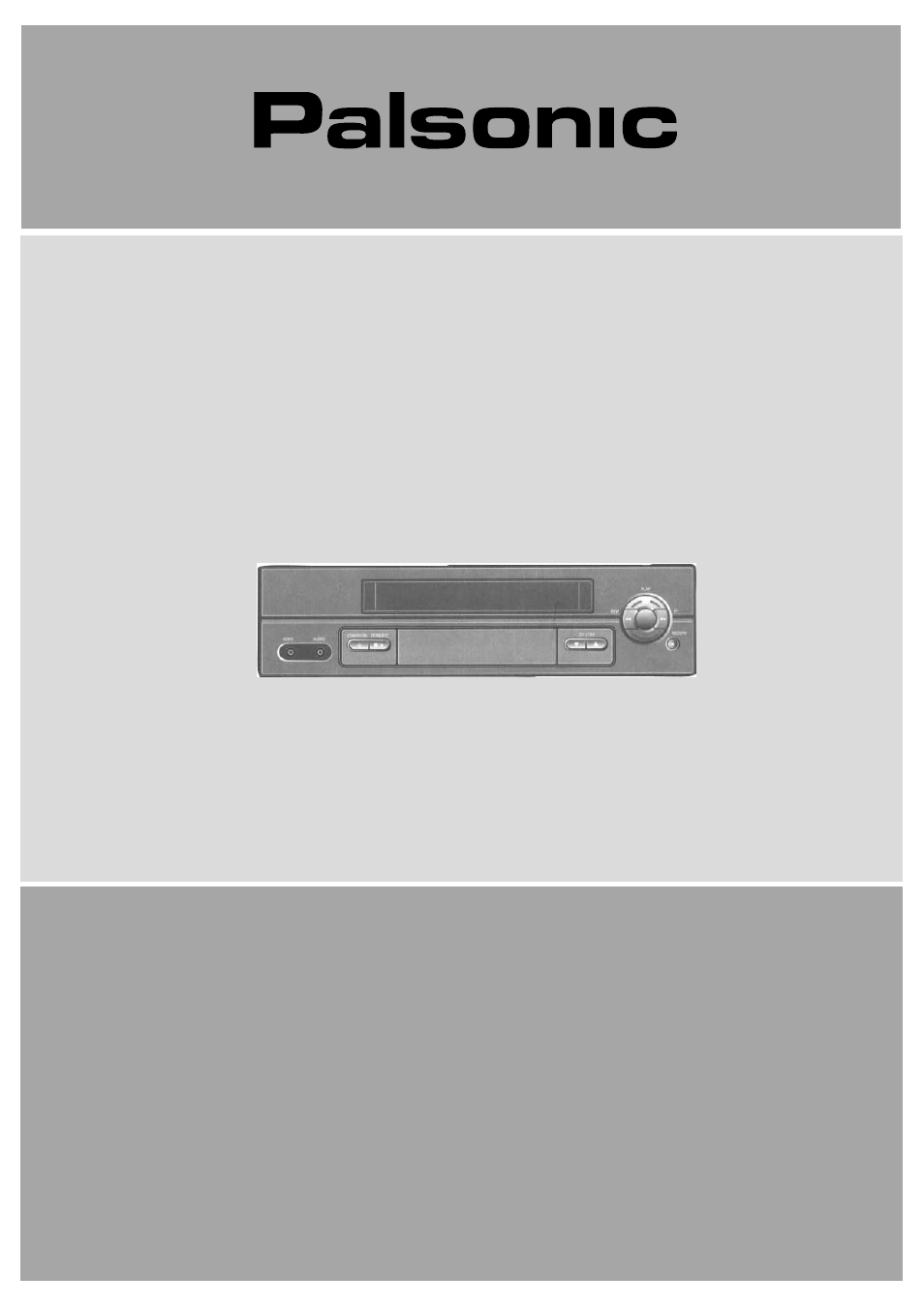 Palsonic VCR2120 User Manual | 25 pages