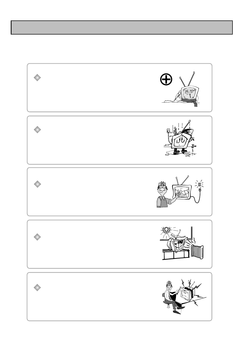 Safety precautions | Palsonic 6850TKPF User Manual | Page 3 / 29