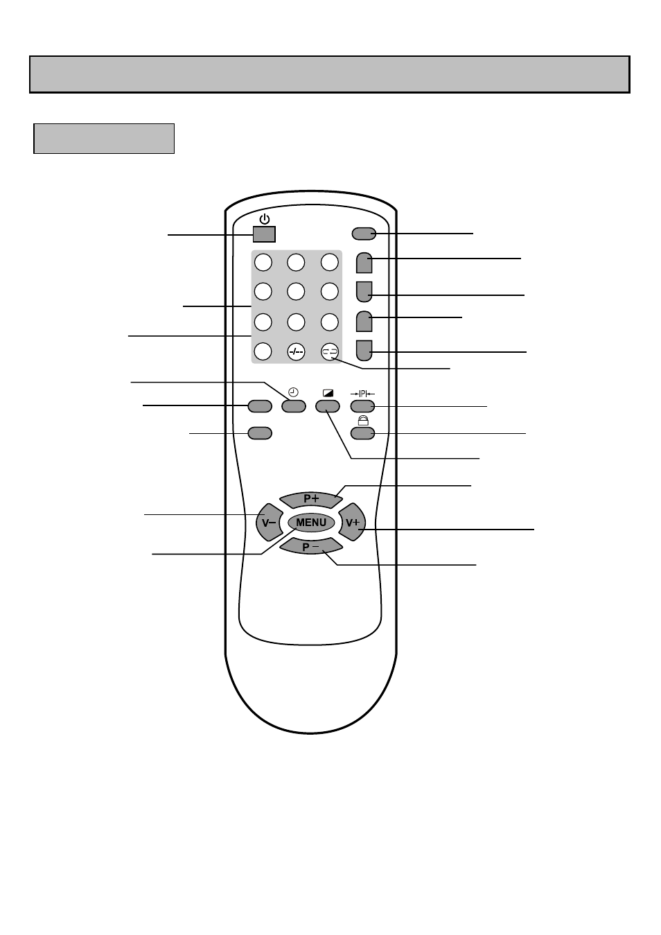 Identification of controls, Remote control | Palsonic 6850TKPF User Manual | Page 6 / 29