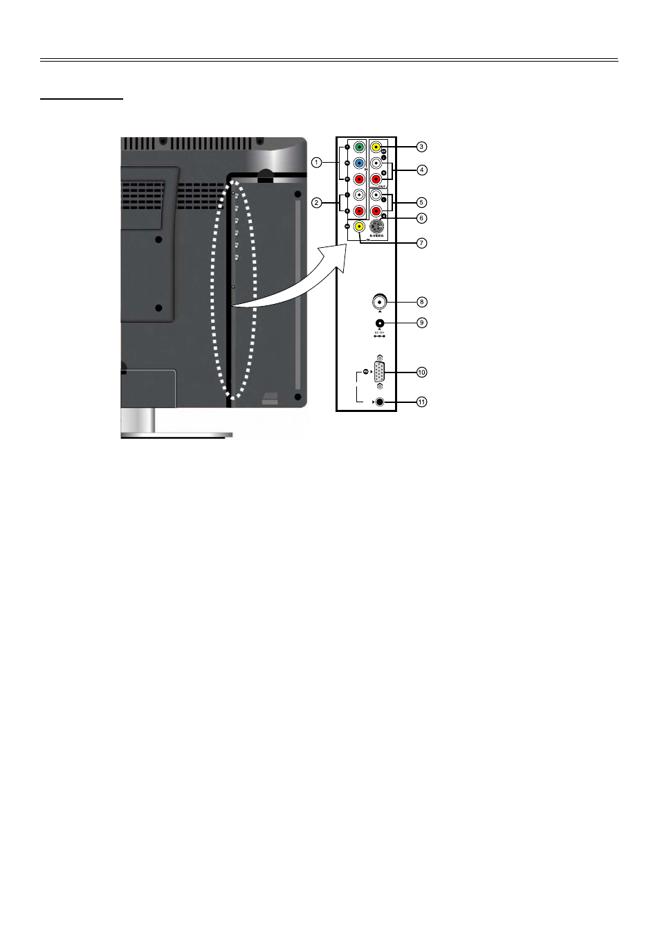 View of unit (continued), Back panel | Palsonic TFTV2035BK User Manual | Page 7 / 40