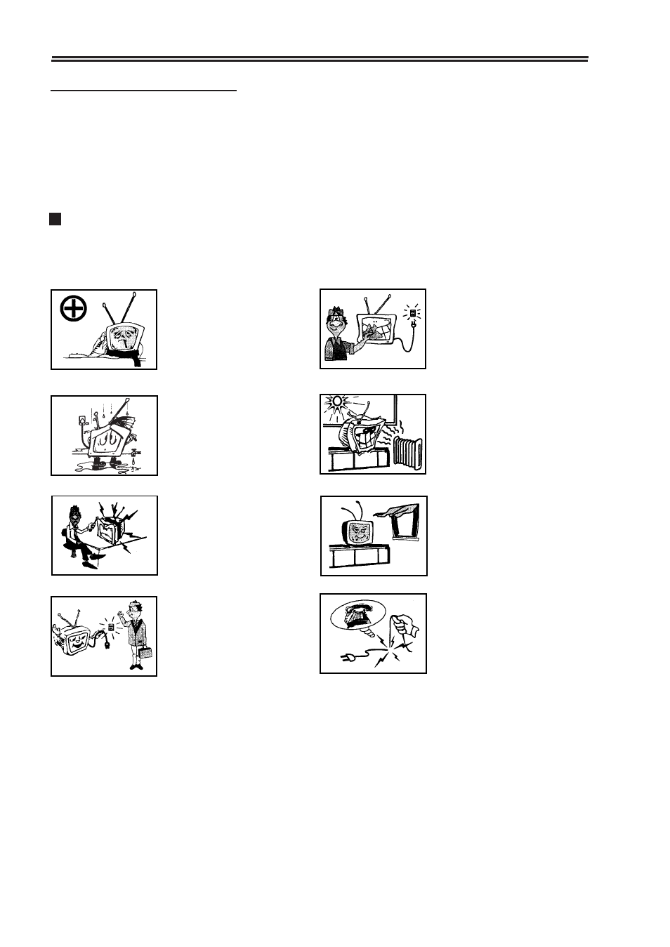 Cautions for safety | Palsonic 7118 User Manual | Page 4 / 23