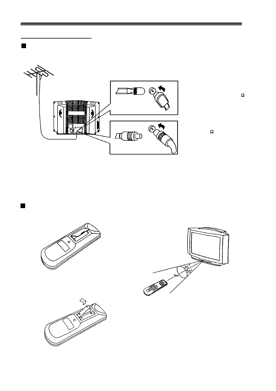 Antenna connection, Battery installation | Palsonic 7118 User Manual | Page 5 / 23
