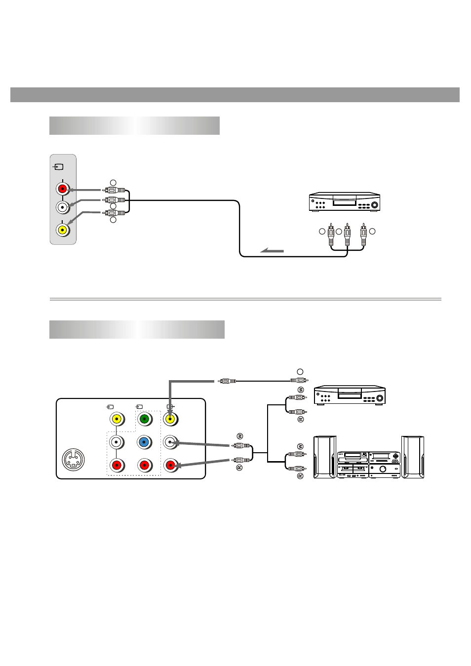 Connecting the av output terminals, Connecting the side av input terminals, Signal | Palsonic 5130TS User Manual | Page 13 / 30