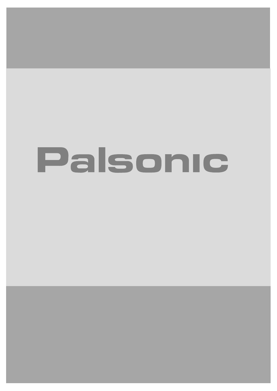 Palsonic PSML-826 User Manual | Page 20 / 20