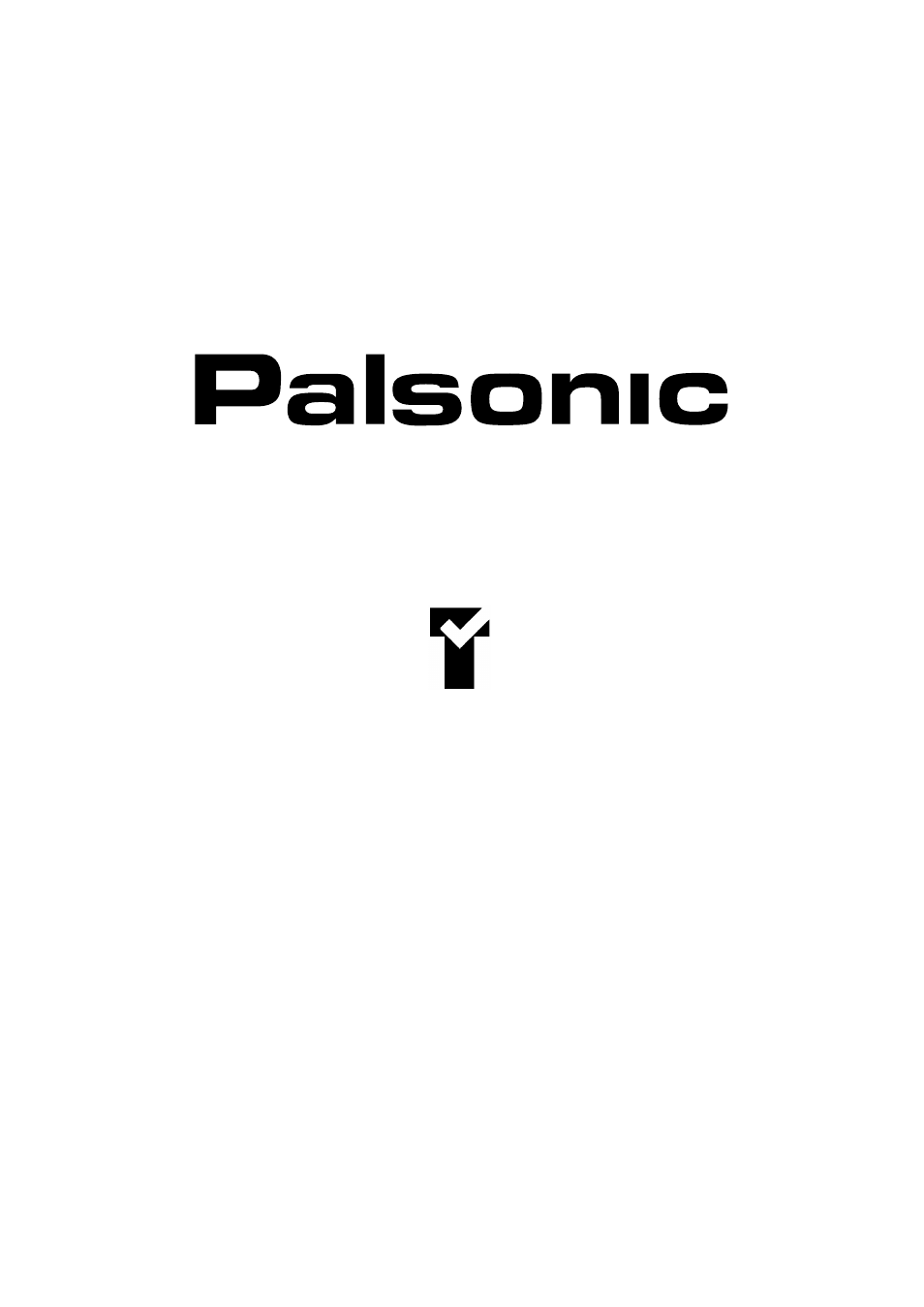 Palsonic 8110Y User Manual | 29 pages