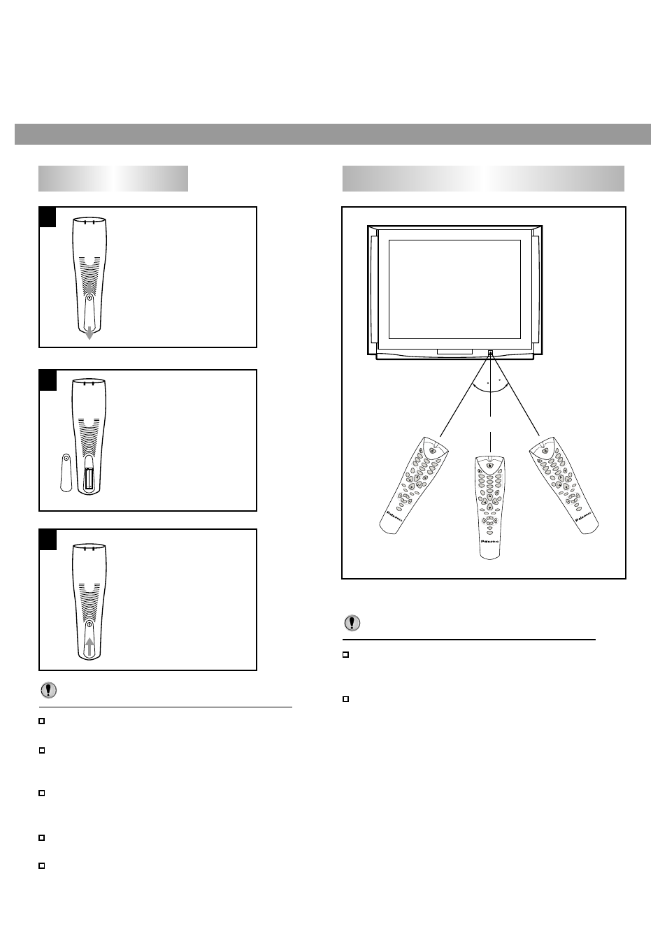 Effective range of the remote 1, Open the battery cover, Me nu | Dsp edit sleep sound pic game system scan, Me n u, Dsp ed it sl ee p sou nd pi c ga me sy ste m scan, Men u, Ds p ed it sle ep sou nd pic ga me sys tem s ca n | Palsonic 8110Y User Manual | Page 9 / 29