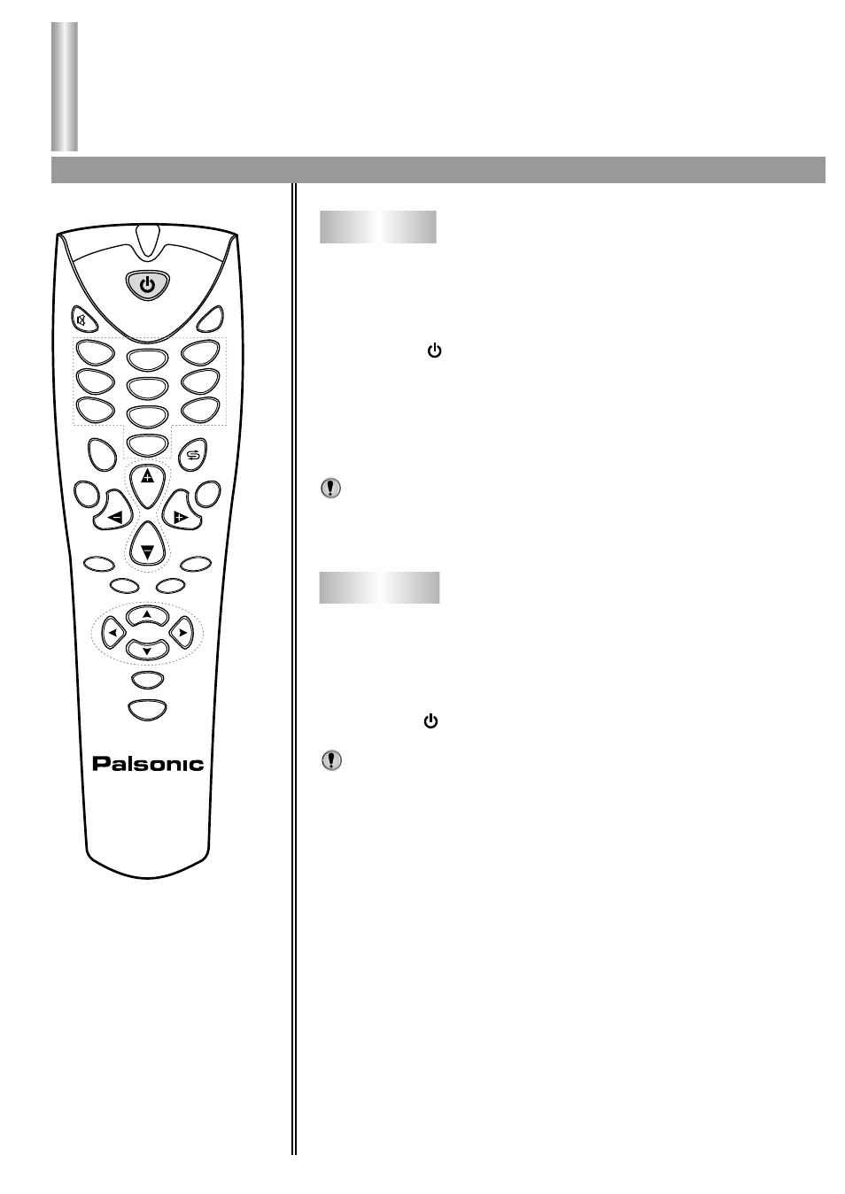 21 turning on/off | Palsonic 6140GY User Manual | Page 12 / 29