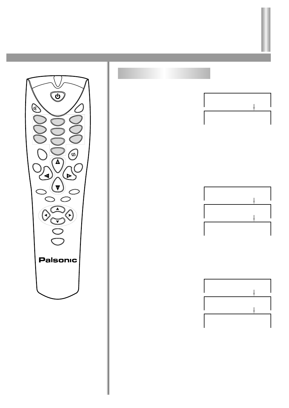 Channel selection | Palsonic 6140GY User Manual | Page 17 / 29