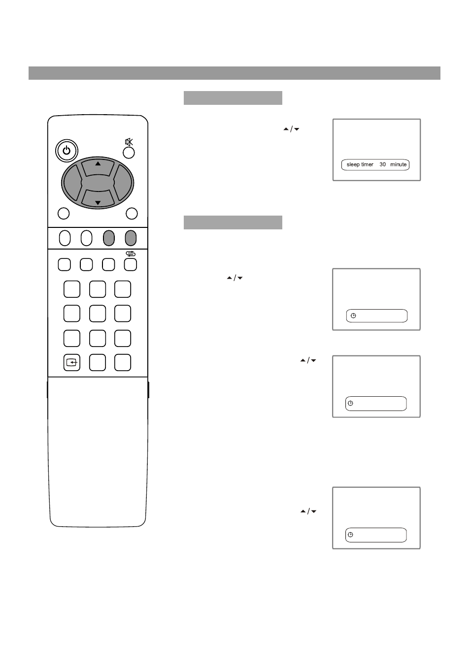 Operations, Timer setting | Palsonic TFTV515 User Manual | Page 27 / 32