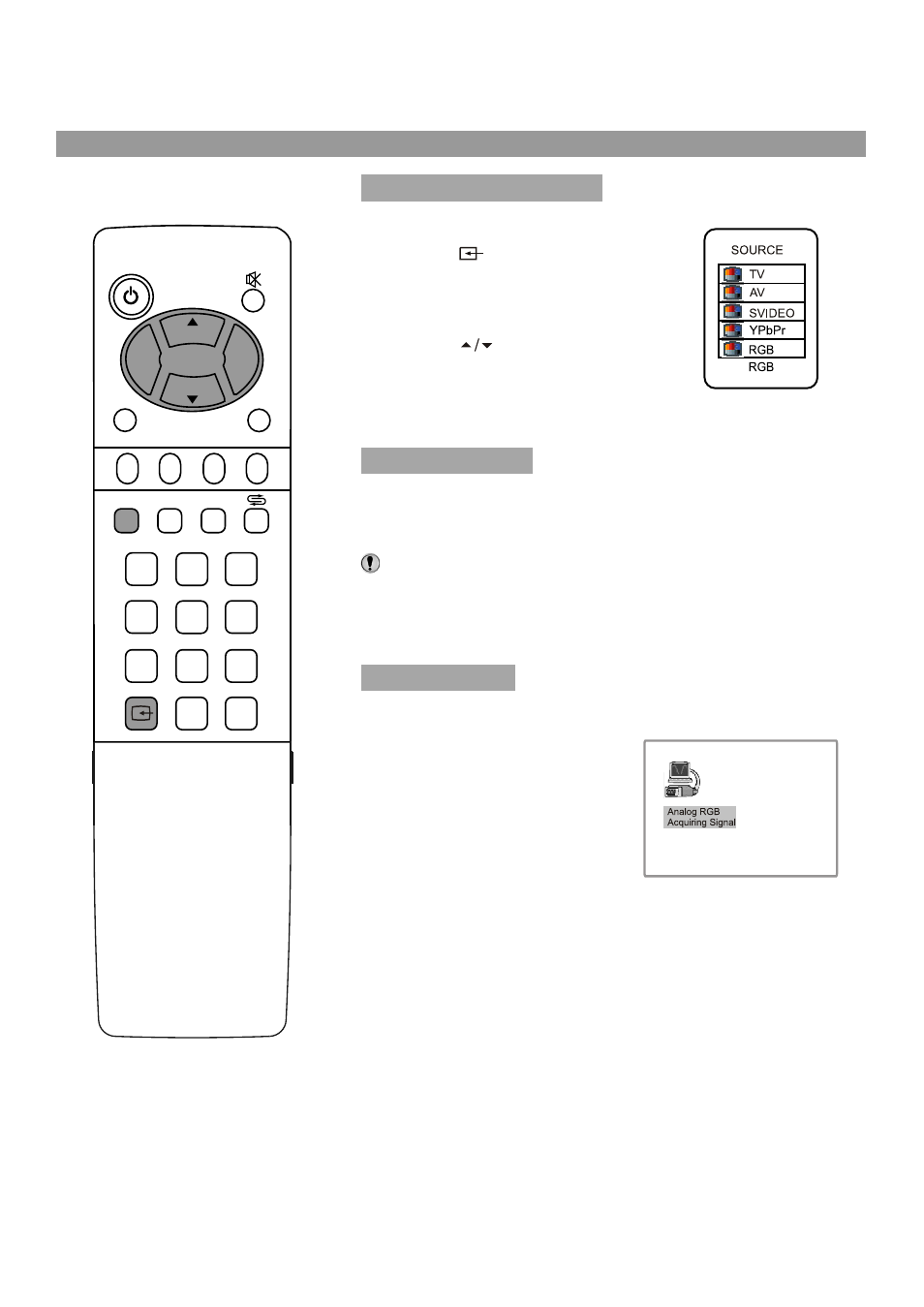 Operations in rgb/ypbpr mode | Palsonic TFTV515 User Manual | Page 28 / 32