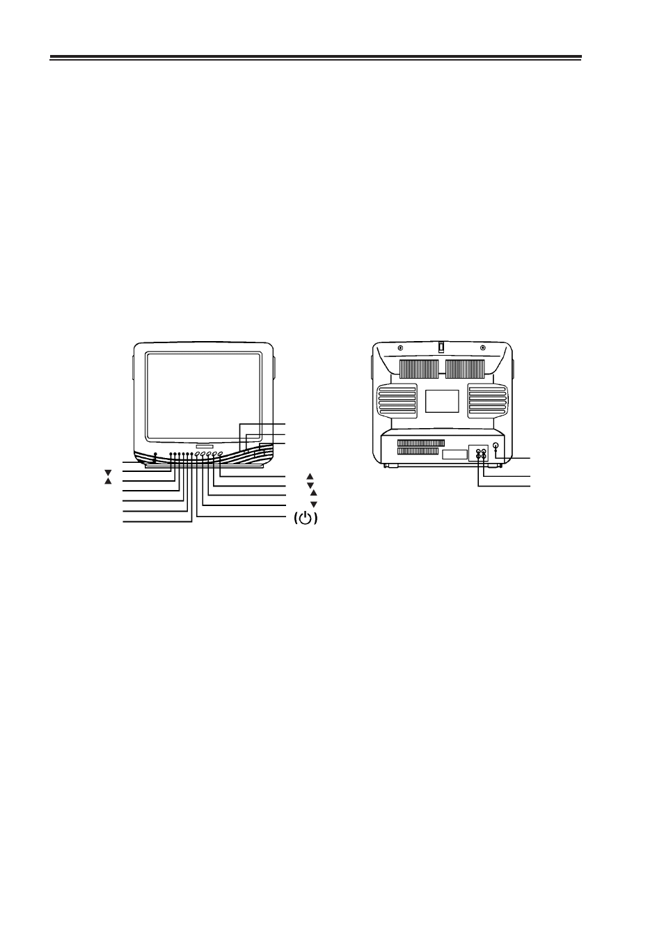 Antenna connections, Power switch, Panel operation | Palsonic 3499 User Manual | Page 4 / 19