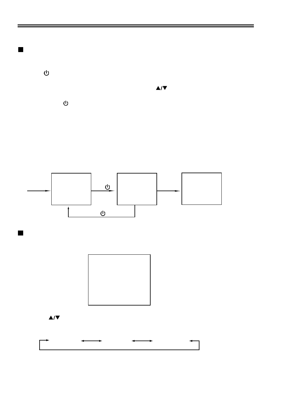 Operation, Turning the power on/off, Menu operation | Palsonic 5169M User Manual | Page 7 / 20