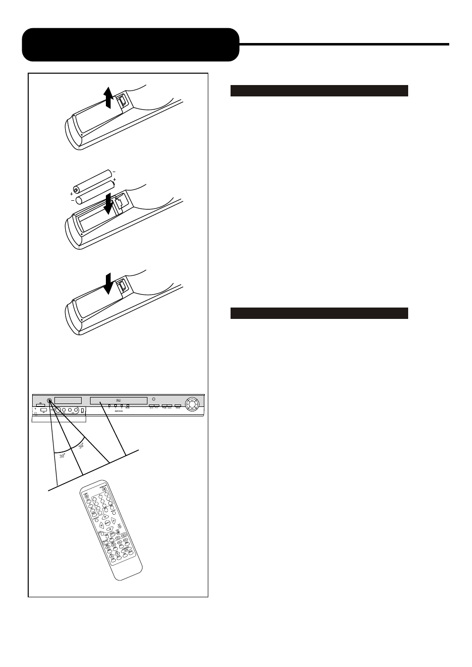 Operating instructions of the remote controller | Palsonic DVDR313 User Manual | Page 9 / 37