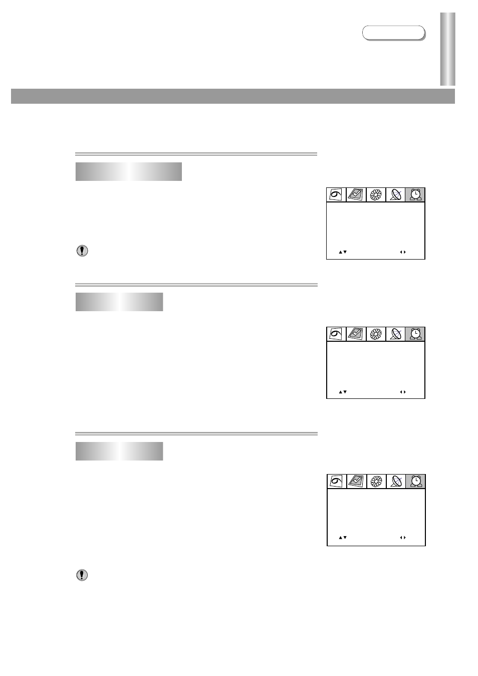 Clock setting, Operations | Palsonic 6125TS User Manual | Page 23 / 31