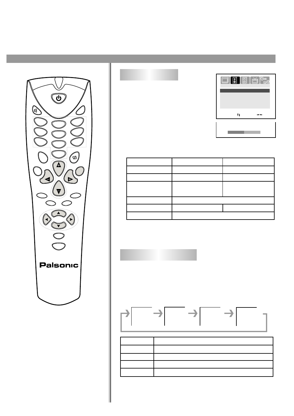 Adjusting sound, Sound mode selection | Palsonic 6830GY User Manual | Page 21 / 29