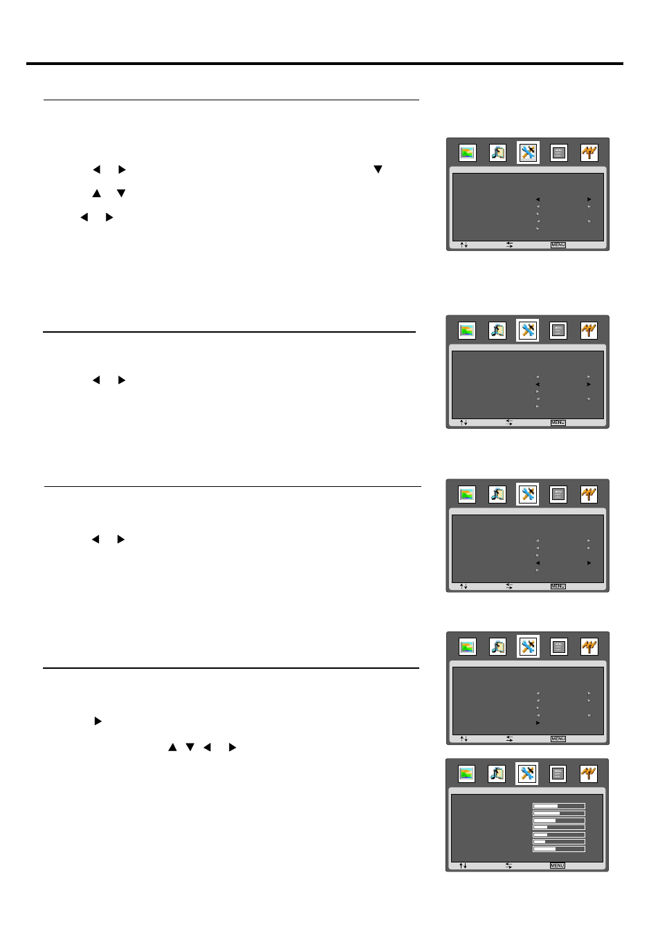 Setting advance, Setting sleep timer, Setting mwe | Setting palette (colour enhancement), Setting blue screen, Continued) | Palsonic TFTV665UBK User Manual | Page 24 / 32