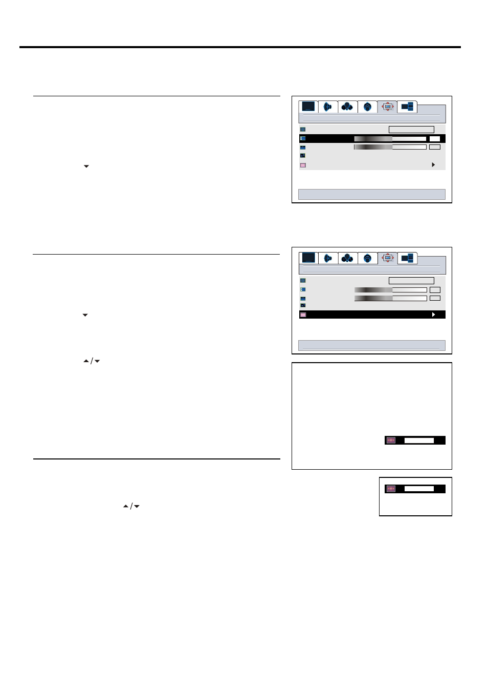 Changing screen options | Palsonic PDP4200 User Manual | Page 28 / 41