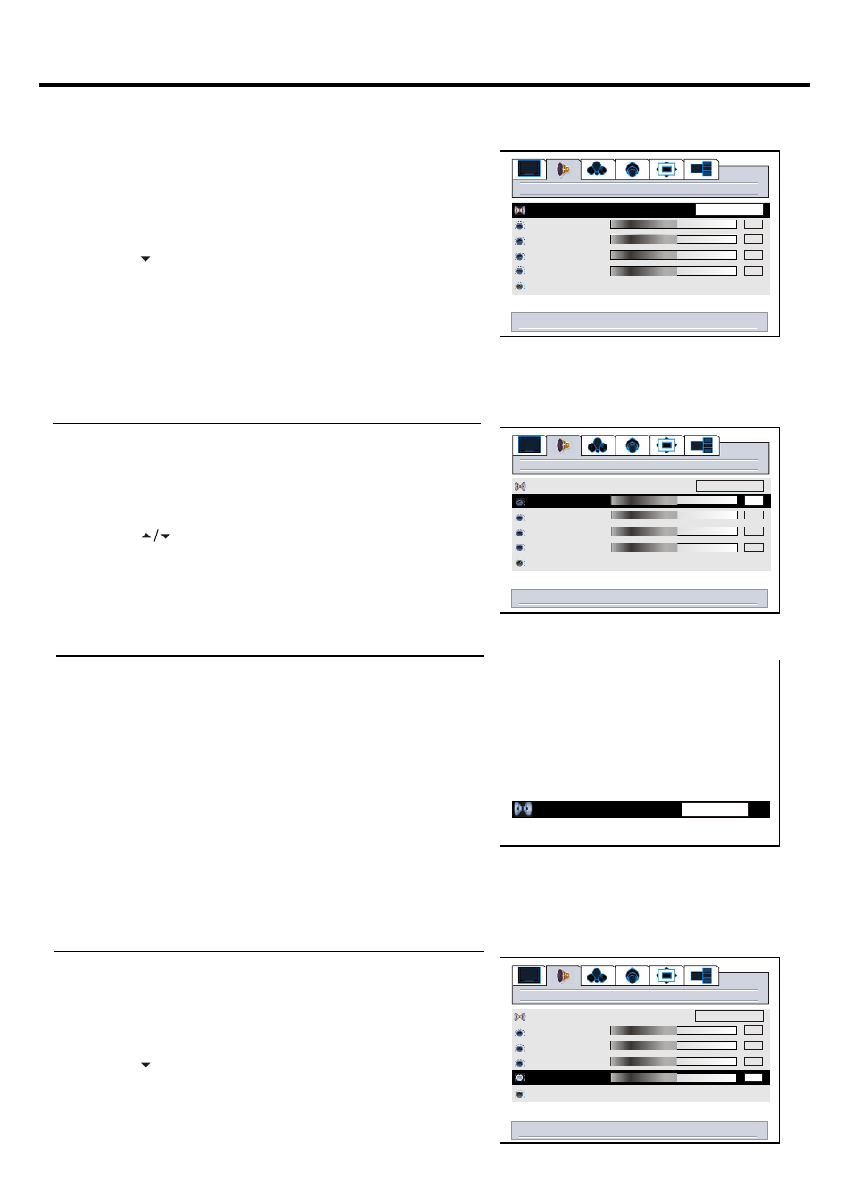 Setting sound | Palsonic PDP4200 User Manual | Page 29 / 41