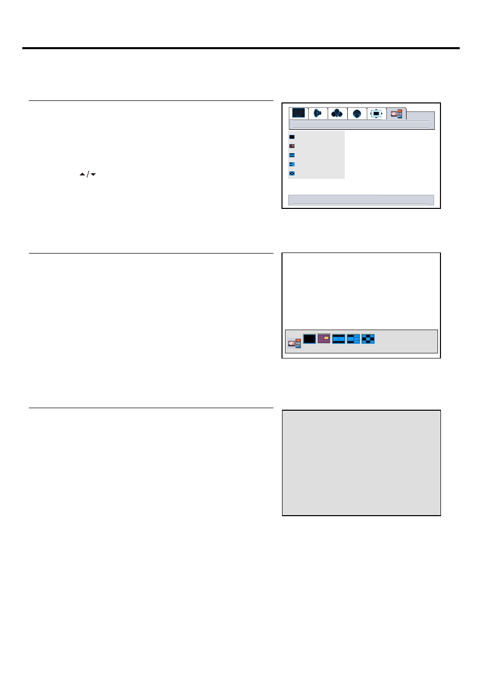Changing screen layout | Palsonic PDP4200 User Manual | Page 31 / 41