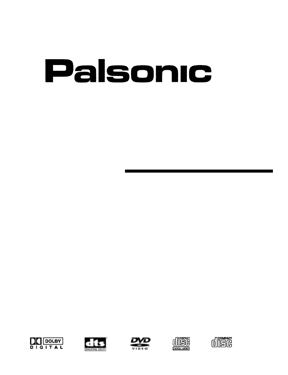 Palsonic DVD5000 User Manual | 37 pages