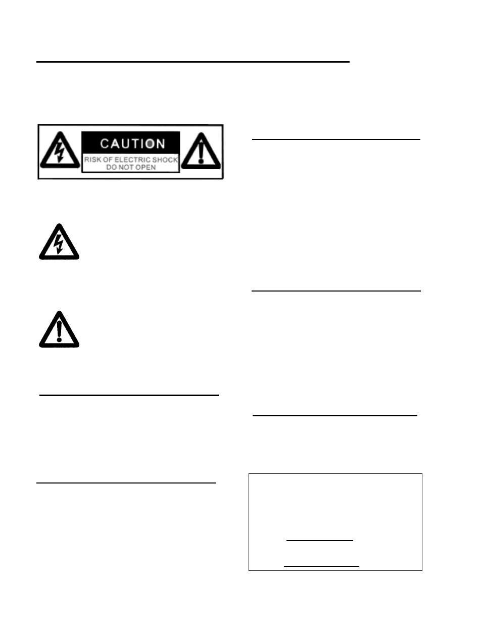 Safety precautions, Remark, Warning | Caution | Palsonic DVD5000 User Manual | Page 3 / 37