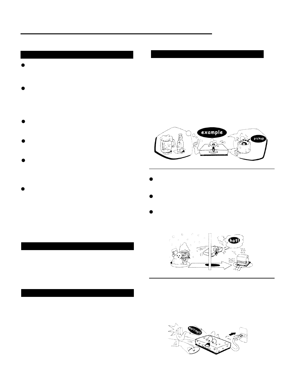 Caution | Palsonic DVD5000 User Manual | Page 6 / 37