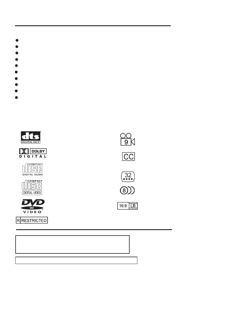 Features | Palsonic DVD5000 User Manual | Page 7 / 37