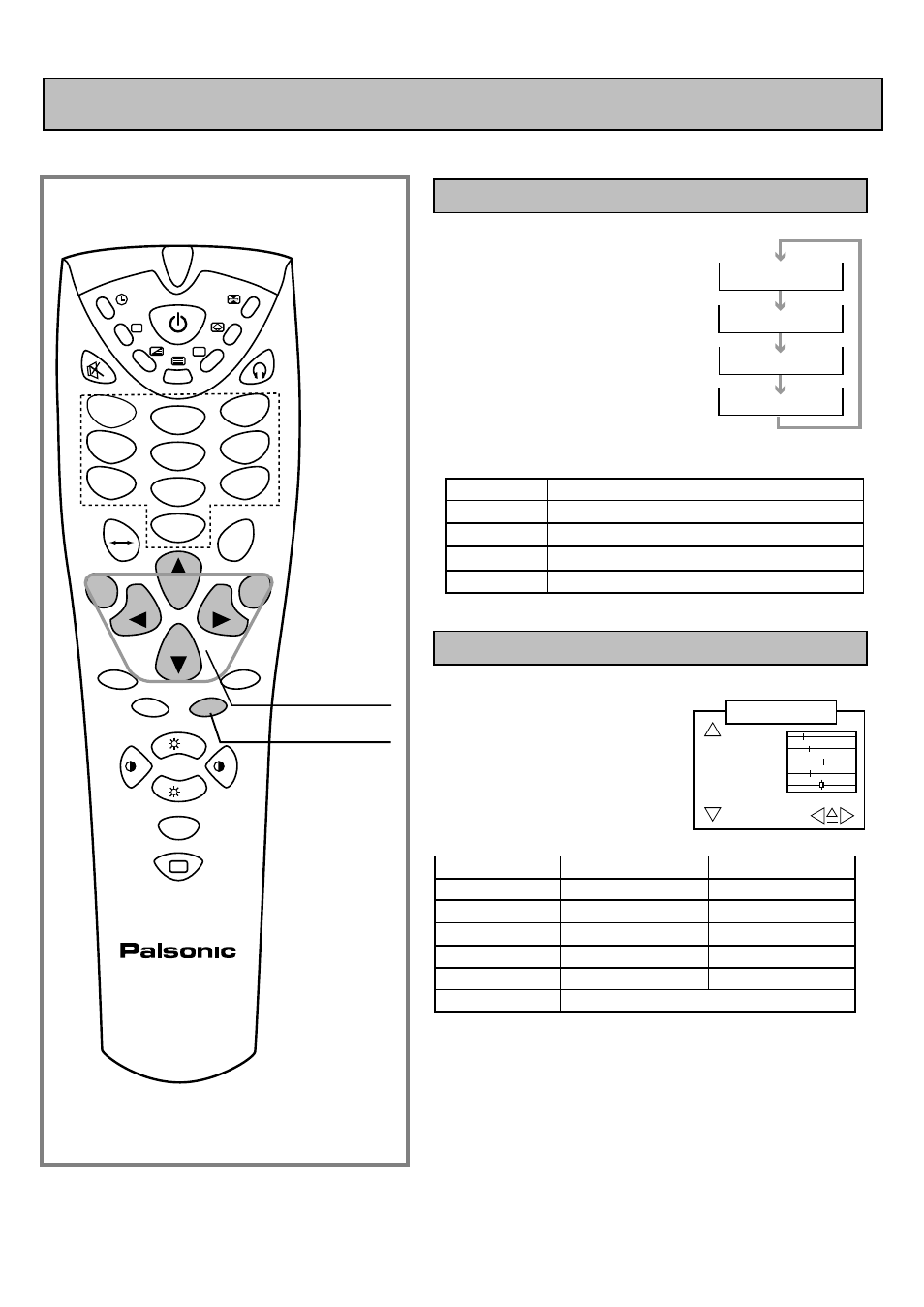 Picture adjustment | Palsonic 6830TG User Manual | Page 22 / 34