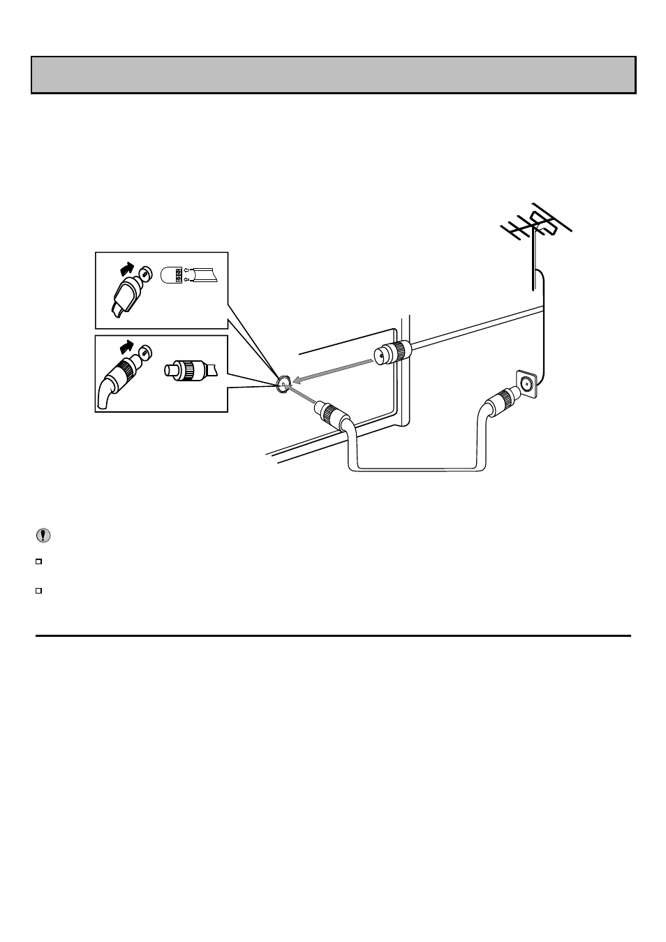 Antenna connection | Palsonic 6830TG User Manual | Page 8 / 34