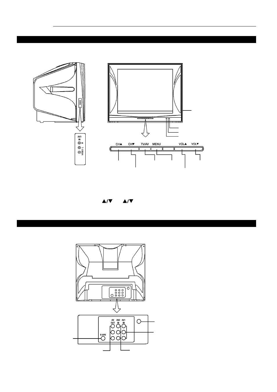 Appearance, Back view front view | Palsonic 6826G User Manual | Page 6 / 25