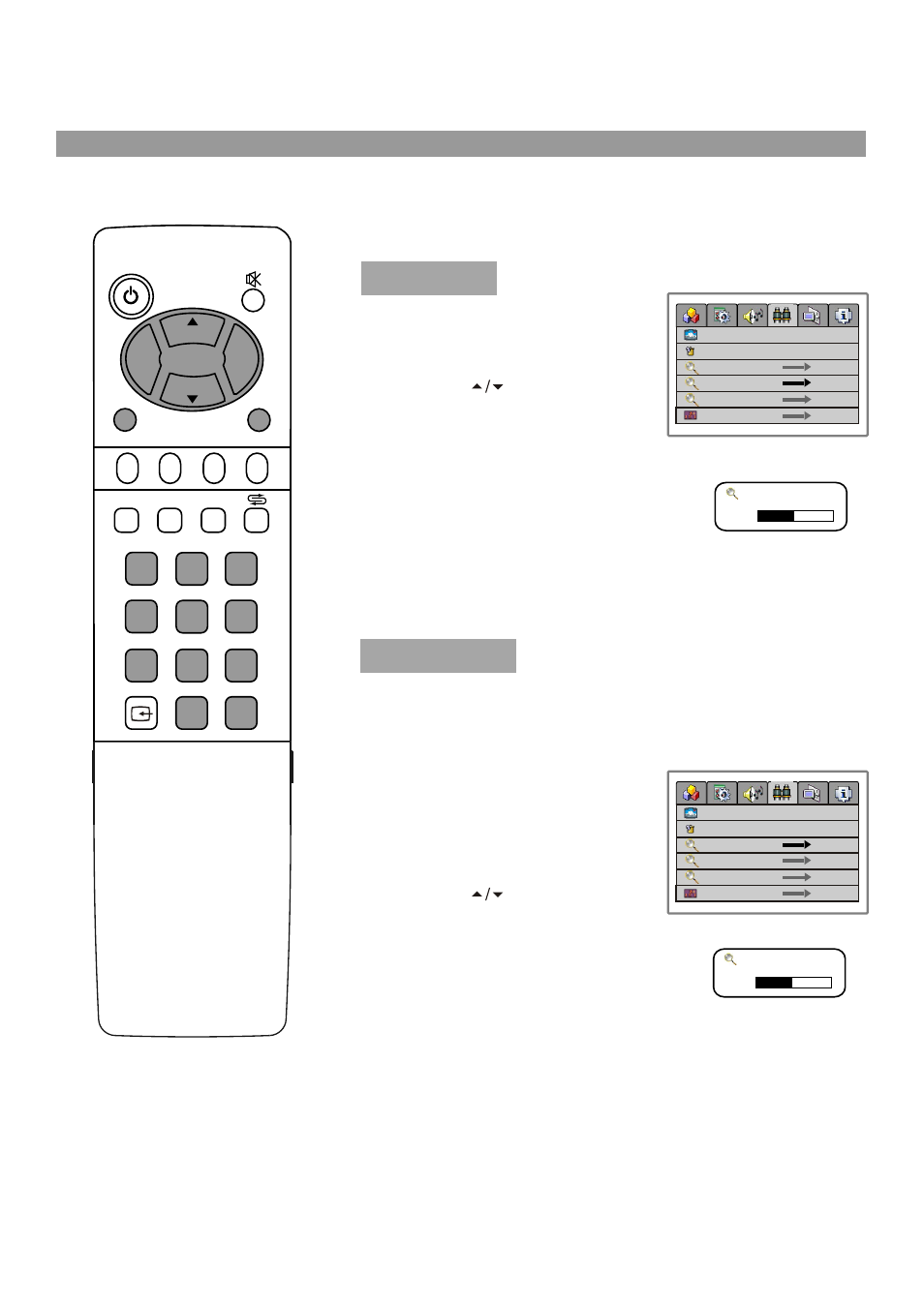 Operations, Channel setting | Palsonic TFTV435WS User Manual | Page 19 / 32