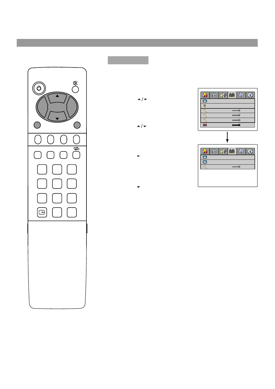 Operations, Channel setting | Palsonic TFTV435WS User Manual | Page 21 / 32