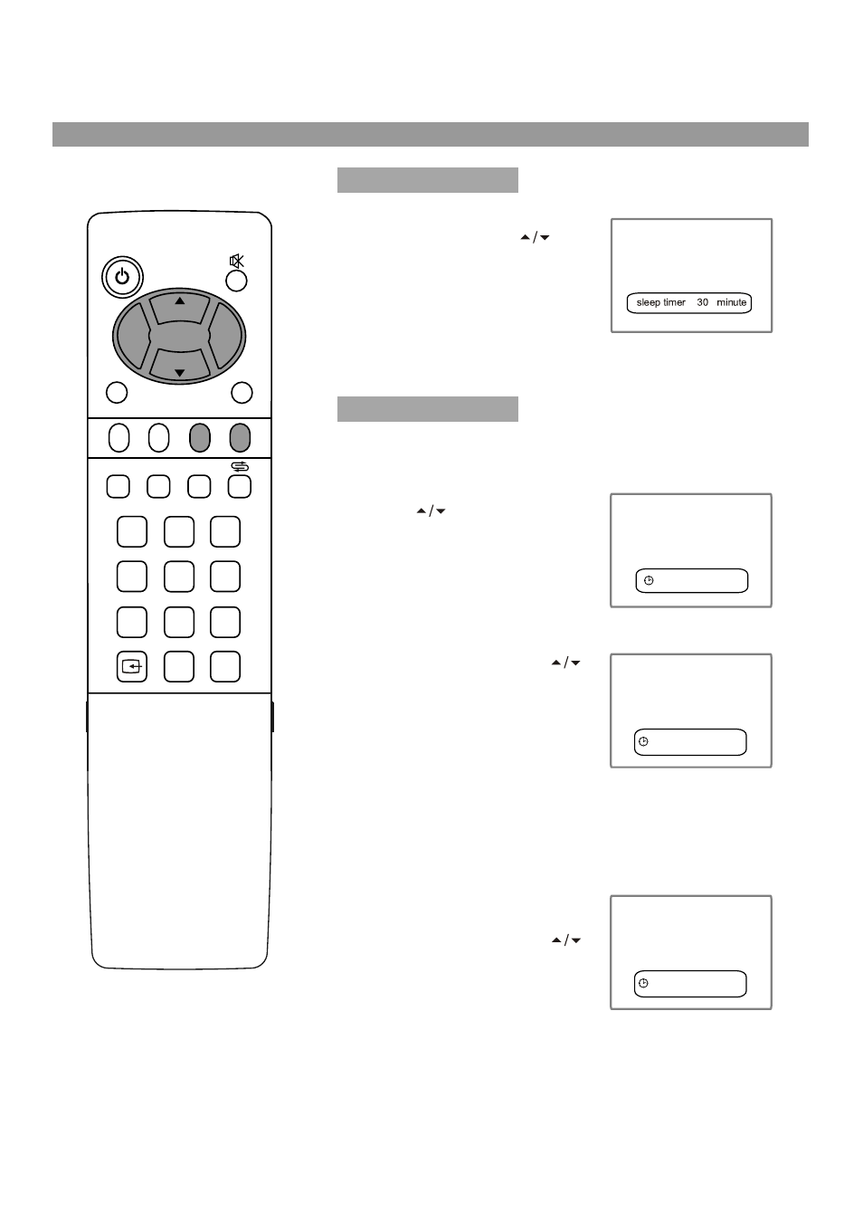 Operations, Timer setting | Palsonic TFTV435WS User Manual | Page 27 / 32