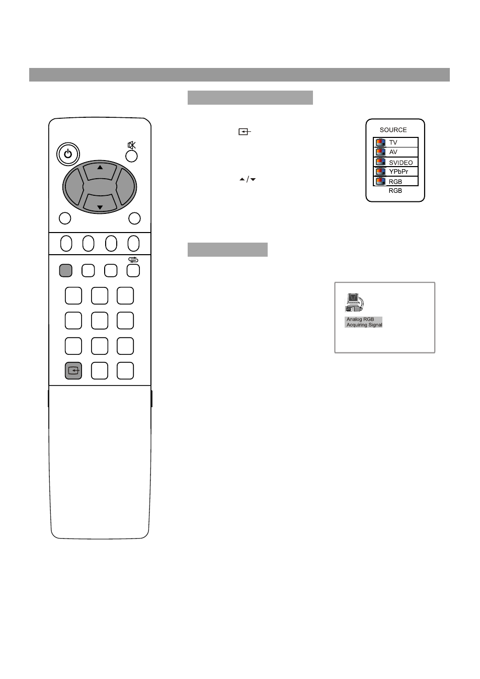 Operations in rgb/ypbpr mode | Palsonic TFTV435WS User Manual | Page 28 / 32