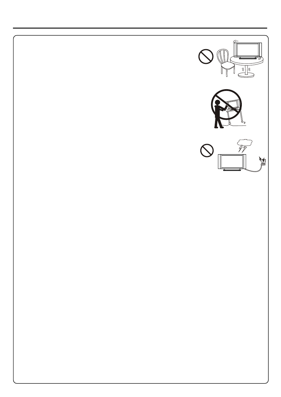 Important safety precautions | Palsonic PDP 4280HD User Manual | Page 4 / 21