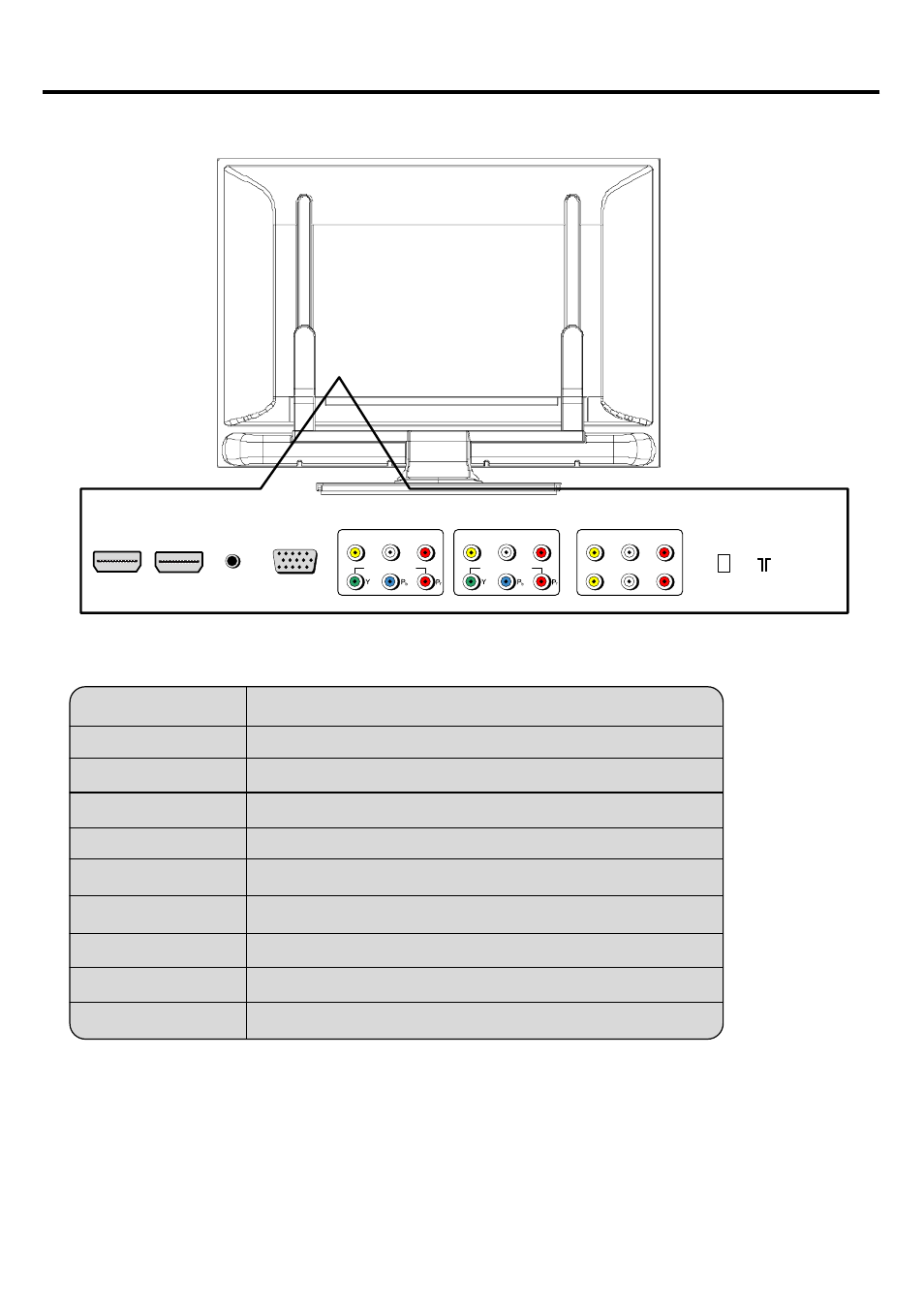 Introduction, Rear panel, Continued) | Palsonic PDP 4280HD User Manual | Page 7 / 21