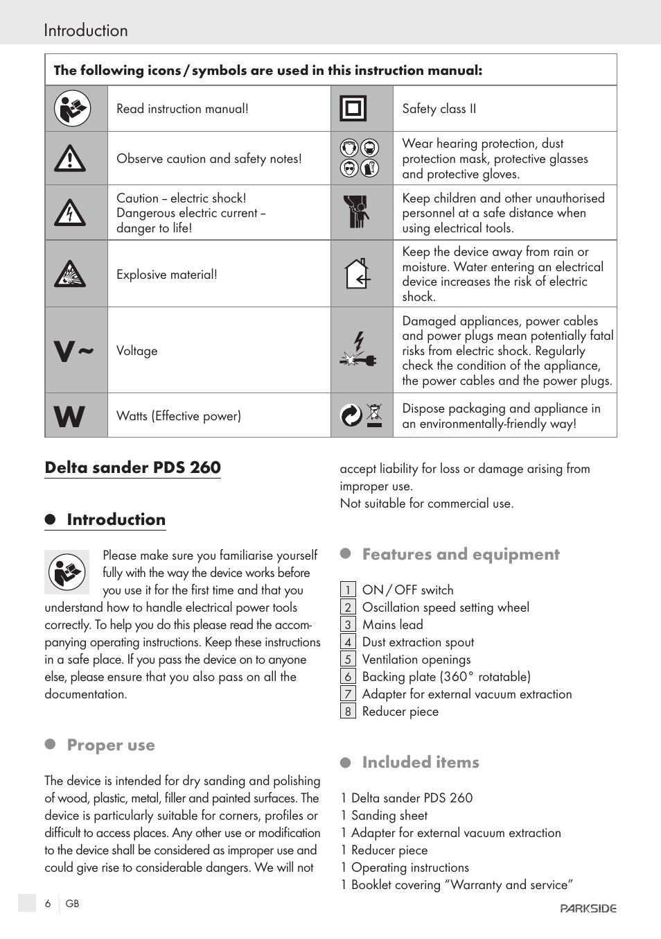 Introduction | Parkside IEEE 802.3AF POE-1200 User Manual | Page 4 / 68