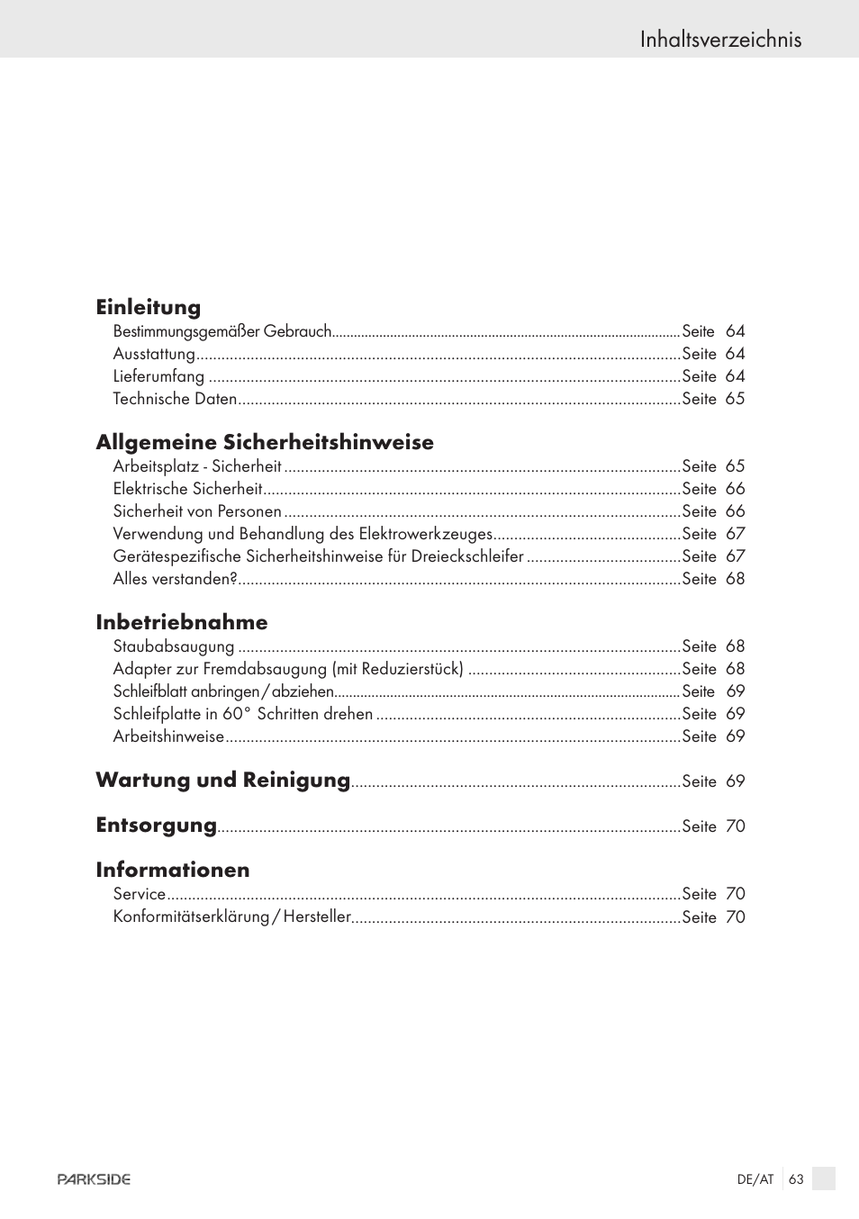Parkside IEEE 802.3AF POE-1200 User Manual | Page 61 / 68