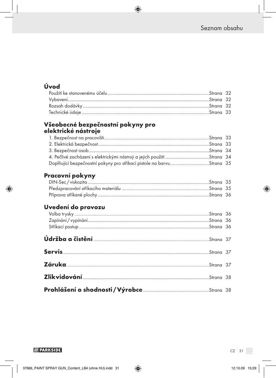 Parkside PFSP 100 User Manual | Page 31 / 64