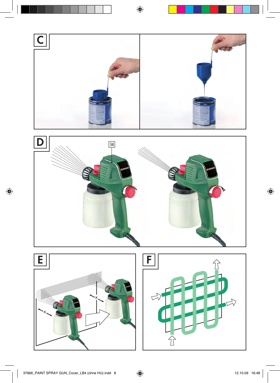 Fe d | Parkside PFSP 100 User Manual | Page 4 / 64