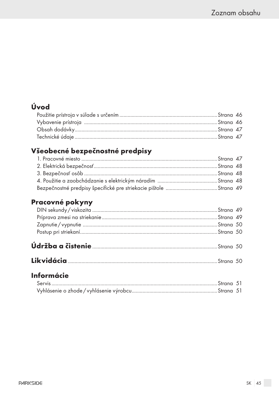 Parkside PFSPS150 User Manual | Page 43 / 65