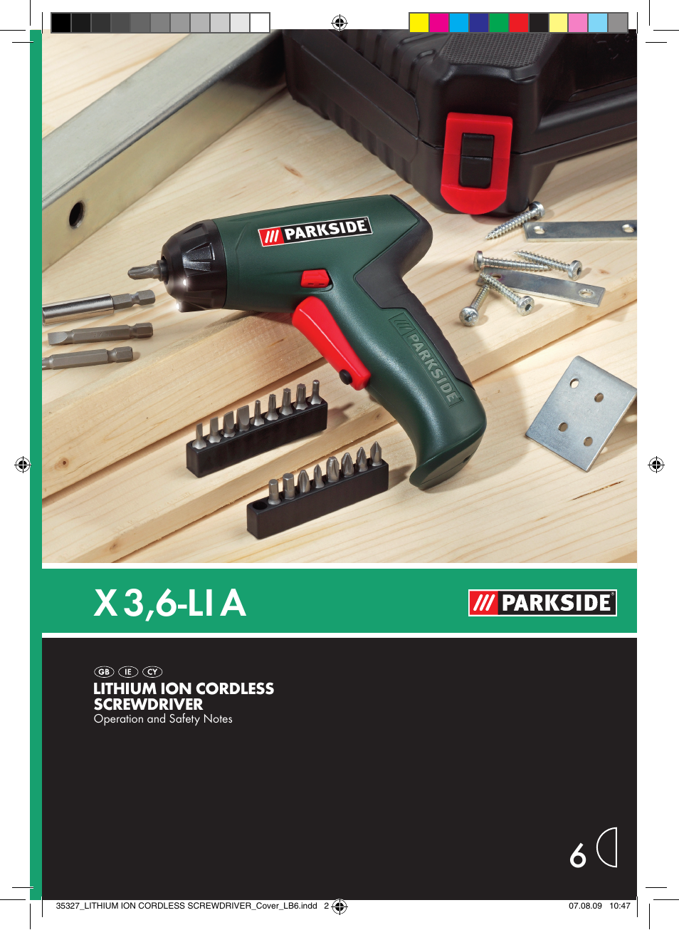 Parkside X3 User Manual | 12 pages