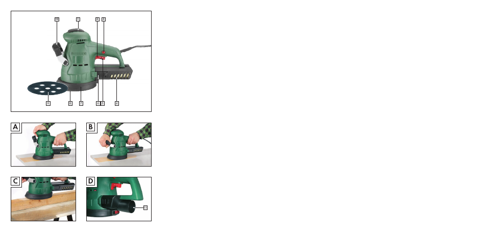 Ac b d | Parkside XQ600 User Manual | Page 2 / 12