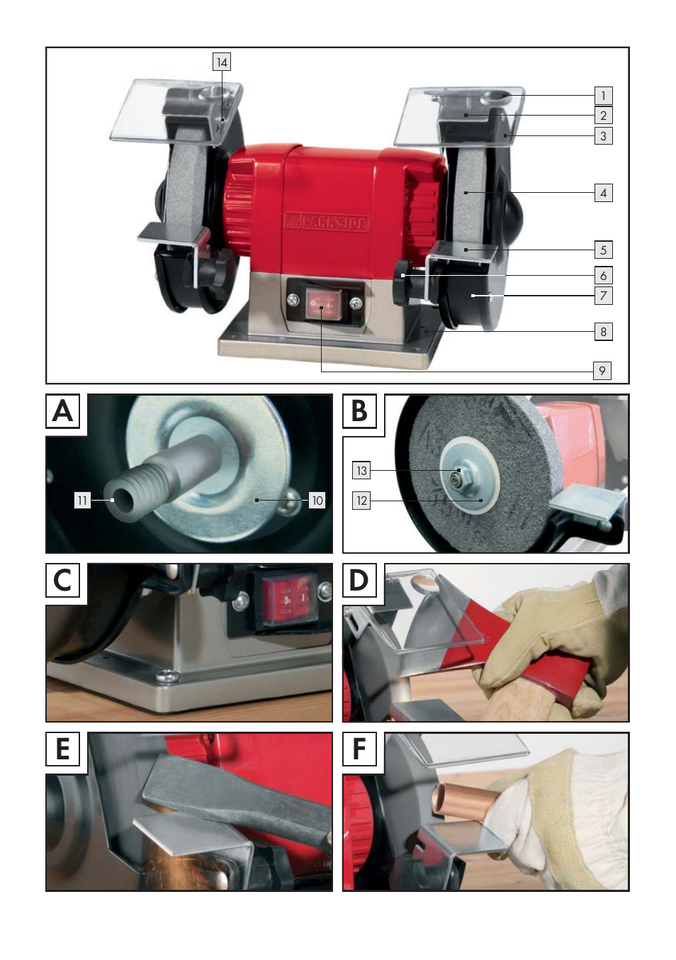 Parkside PDS 200A User Manual | Page 3 / 13