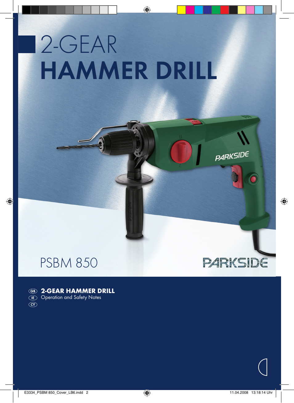 Parkside PSBM 850 User Manual | 13 pages