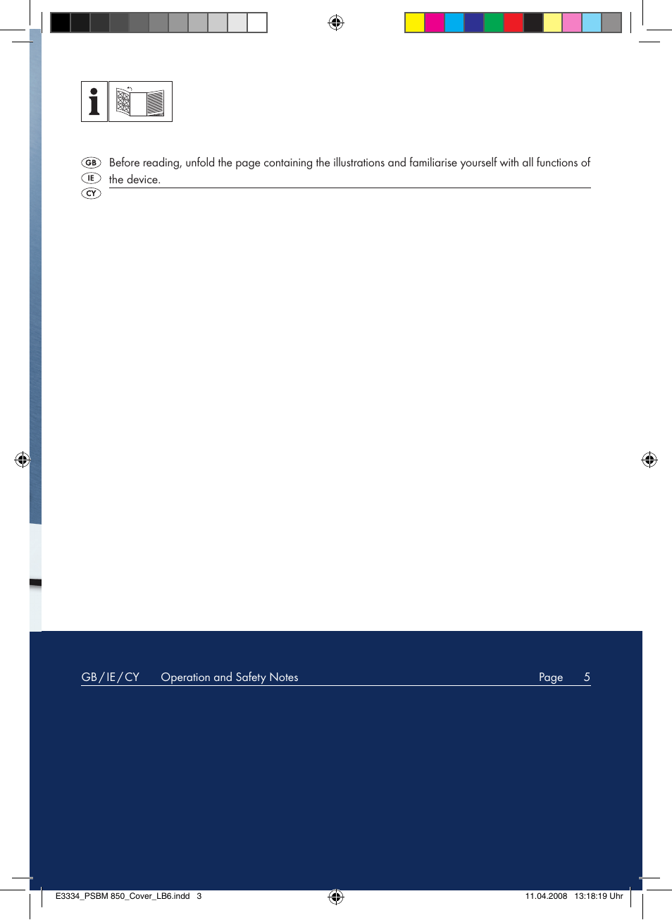 Parkside PSBM 850 User Manual | Page 2 / 13