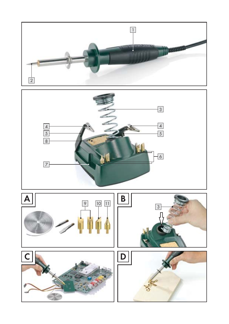 Bc d | Parkside PLBS 30 User Manual | Page 3 / 19